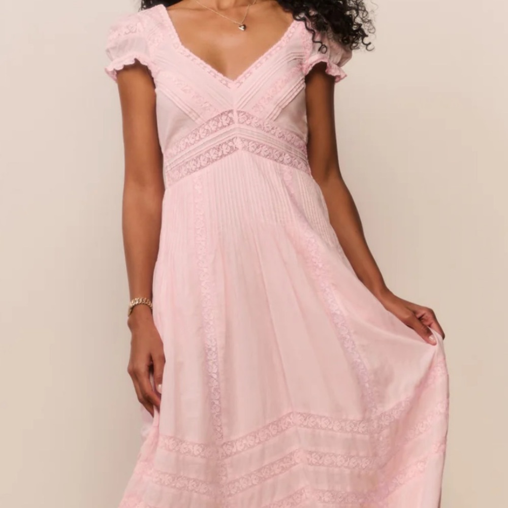 LoveShackFancy Suvi Heritage Dress